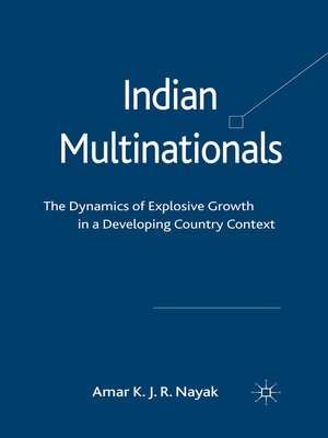 cover image of Indian Multinationals